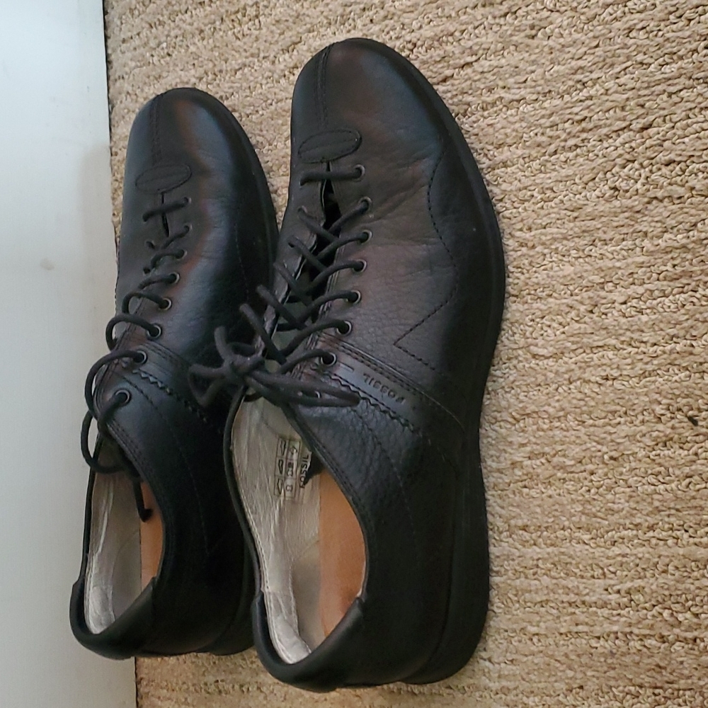 Sz 10 Black men's fossil lace ups - Picture 2 of 6